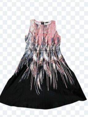 Women's Dressy Size 10 Abstract Pink & Black